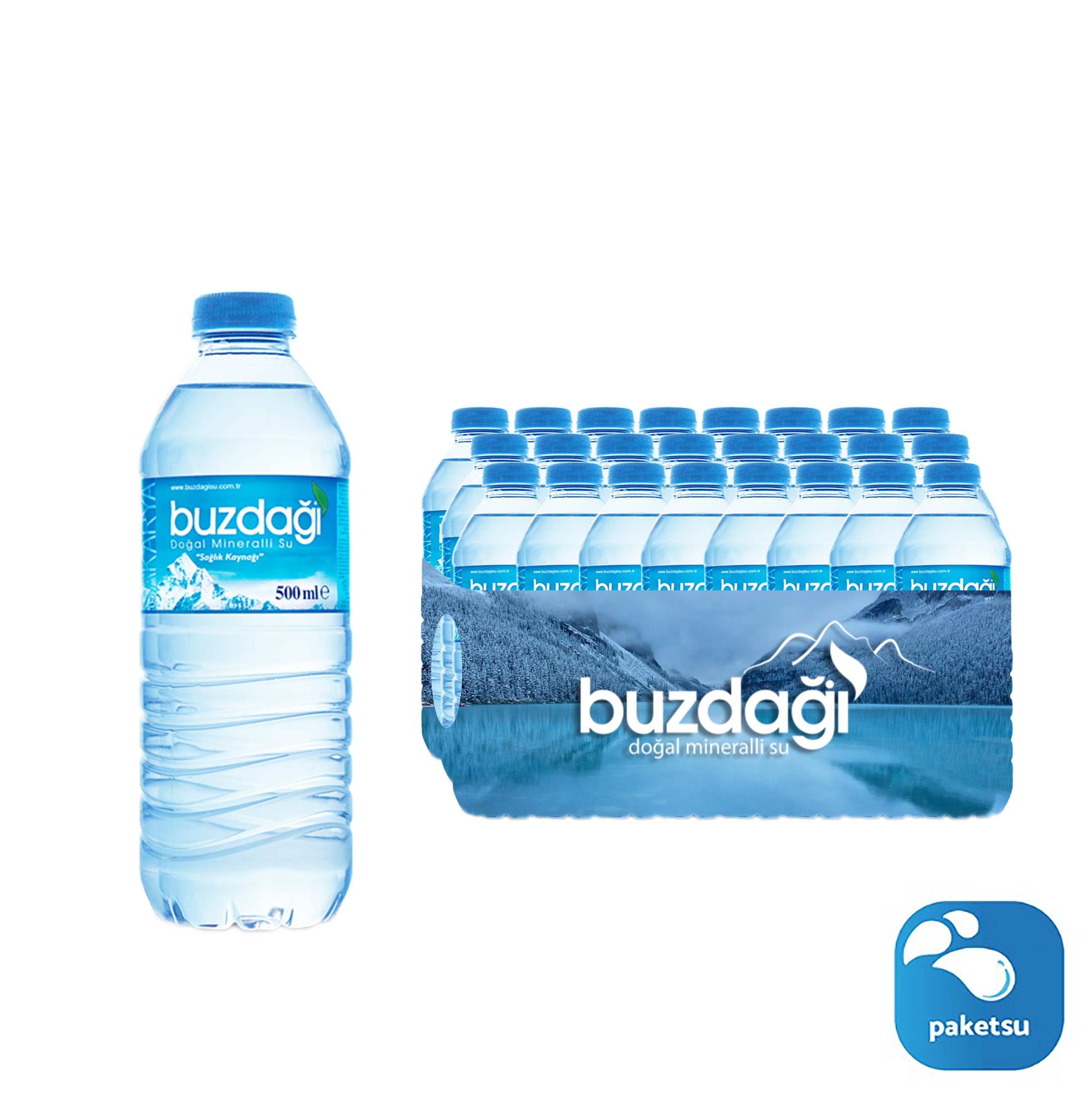 Buzdağı 500 ml Pet Şişe