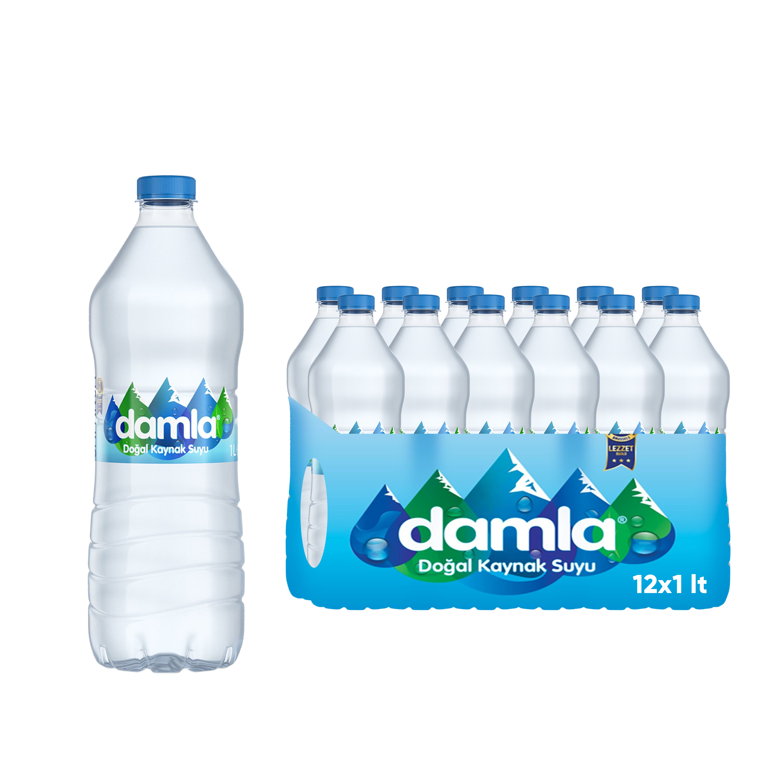 Damla 1 lt Pet Şişe