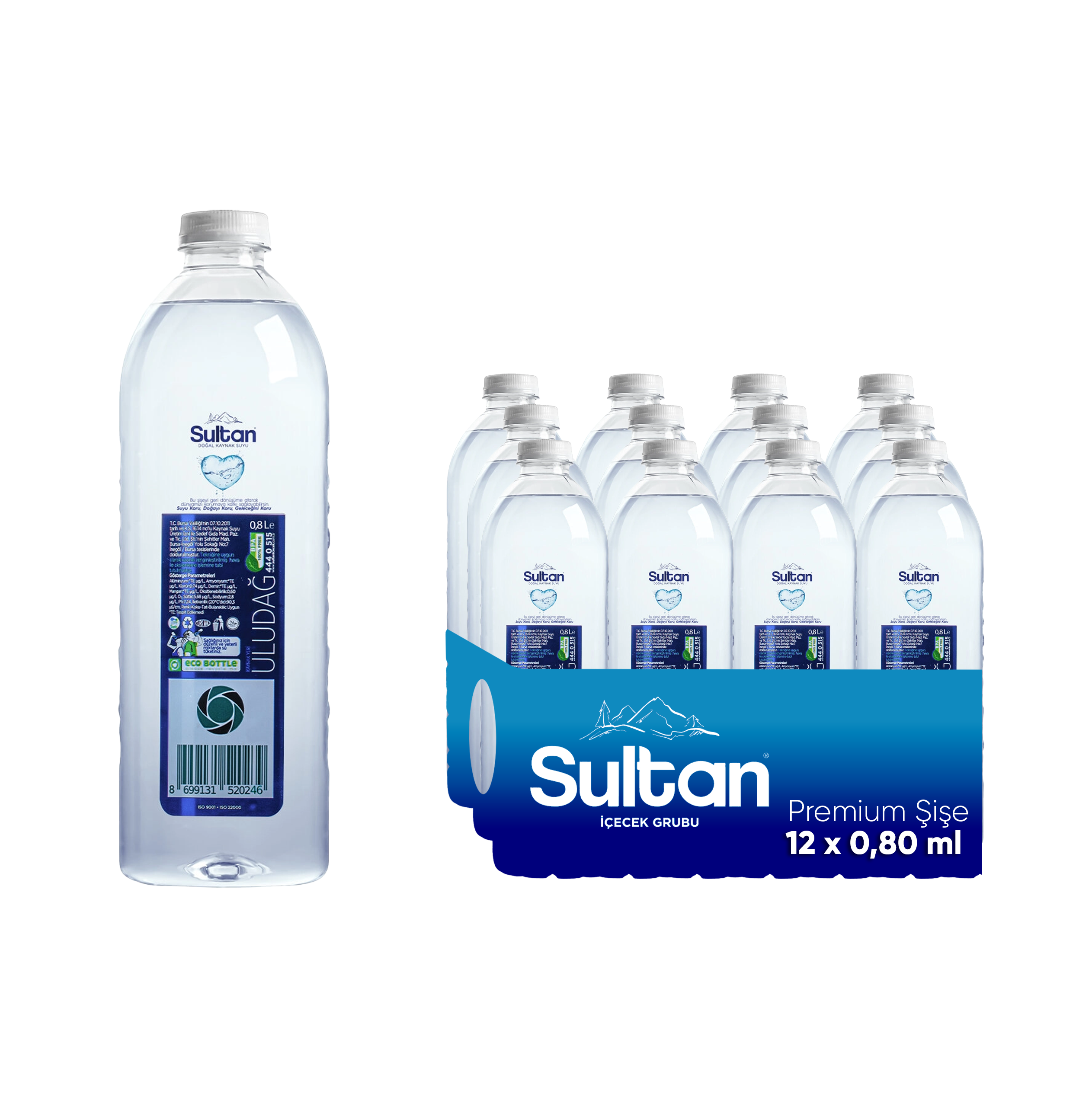 Sultan 800 ml Premium Şişe